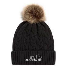 Load image into Gallery viewer, ETFO Algoma OT Faux Fur Pom Pom Toque