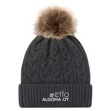 Load image into Gallery viewer, ETFO Algoma OT Faux Fur Pom Pom Toque