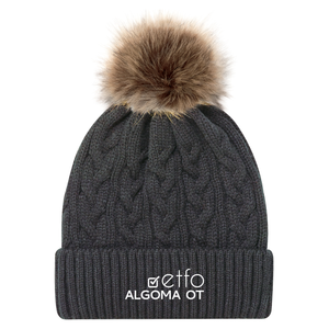 ETFO Algoma OT Faux Fur Pom Pom Toque