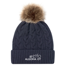 Load image into Gallery viewer, ETFO Algoma OT Faux Fur Pom Pom Toque