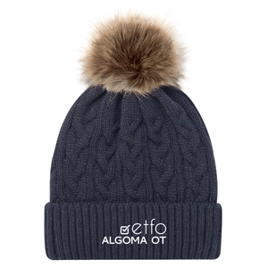 ETFO Algoma OT Faux Fur Pom Pom Toque