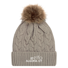 Load image into Gallery viewer, ETFO Algoma OT Faux Fur Pom Pom Toque