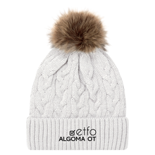 Load image into Gallery viewer, ETFO Algoma OT Faux Fur Pom Pom Toque