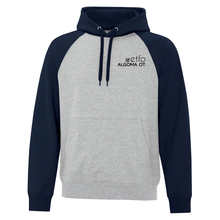 Load image into Gallery viewer, ETFO Algoma OT Everyday Fleece Two Tone Hooded Sweatshirt (FLC Black Logo)
