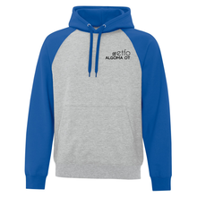 Load image into Gallery viewer, ETFO Algoma OT Everyday Fleece Two Tone Hooded Sweatshirt (FLC Black Logo)