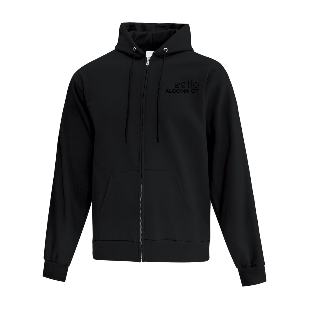 ETFO Algoma OT Everyday Fleece Hooded Full Zip Sweatshirt (FLC Black Logo)