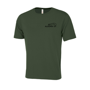 ETFO Algoma OT Ring Spun Cotton Tee (FLC Black Logo)