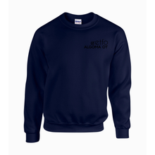 Load image into Gallery viewer, ETFO Algoma OT Fleece Crewneck Sweater (FLC Black Logo)