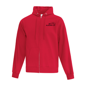 ETFO Algoma OT Everyday Fleece Hooded Full Zip Sweatshirt (FLC Black Logo)