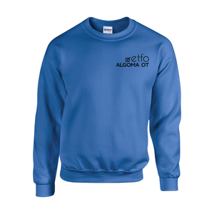 ETFO Algoma OT Fleece Crewneck Sweater (FLC Black Logo)
