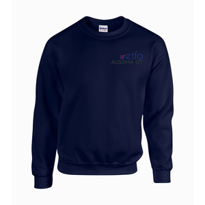 ETFO Algoma OT Fleece Crewneck Sweater (FLC Coloured Logo)