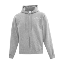 Load image into Gallery viewer, ETFO Algoma OT Everyday Fleece Hooded Full Zip Sweatshirt (FLC White Logo)