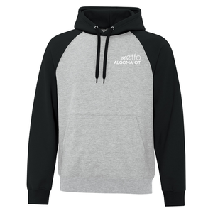 ETFO Algoma OT Everyday Fleece Two Tone Hooded Sweatshirt (FLC White Logo)