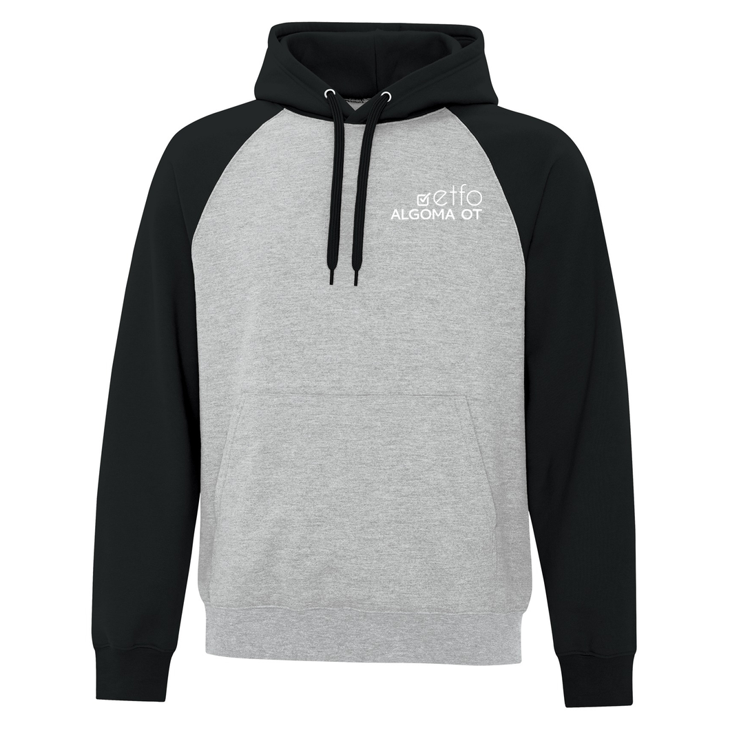 ETFO Algoma OT Everyday Fleece Two Tone Hooded Sweatshirt (FLC White Logo)