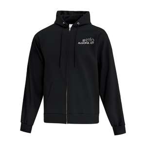 ETFO Algoma OT Everyday Fleece Hooded Full Zip Sweatshirt (FLC White Logo)