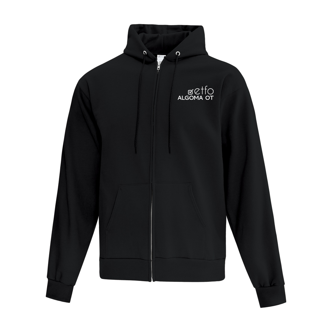 ETFO Algoma OT Everyday Fleece Hooded Full Zip Sweatshirt (FLC White Logo)