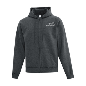 ETFO Algoma OT Everyday Fleece Hooded Full Zip Sweatshirt (FLC White Logo)