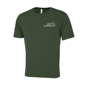 ETFO Algoma OT Ring Spun Cotton Tee (FLC White Logo)