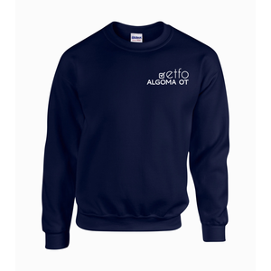 ETFO Algoma OT Fleece Crewneck Sweater (FLC White Logo)