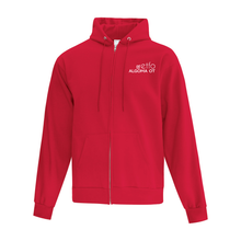 Load image into Gallery viewer, ETFO Algoma OT Everyday Fleece Hooded Full Zip Sweatshirt (FLC White Logo)