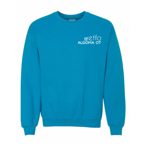 ETFO Algoma OT Fleece Crewneck Sweater (FLC White Logo)