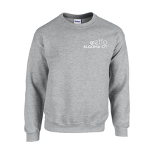 Load image into Gallery viewer, ETFO Algoma OT Fleece Crewneck Sweater (FLC White Logo)