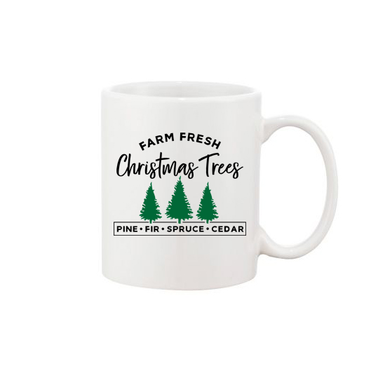 Farm Fresh Christmas Trees Mug