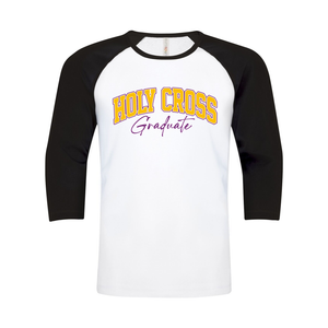 Holy Cross GRAD 2023 Campus Edition Ring Spun Baseball Tee
