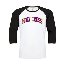 Load image into Gallery viewer, Holy Cross Campus Edition Ring Spun Baseball Tee
