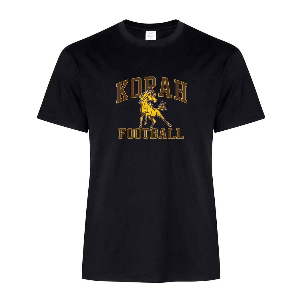 Korah Football Ring Spun Cotton Tee
