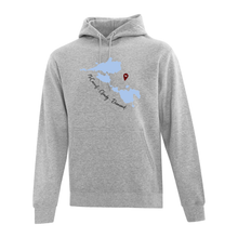 Load image into Gallery viewer, North of Superior Treasured Locations Hoodie - Lake Love Edition