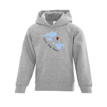 Load image into Gallery viewer, North of Superior Treasured Locations Youth Hoodie - Lake Love Edition