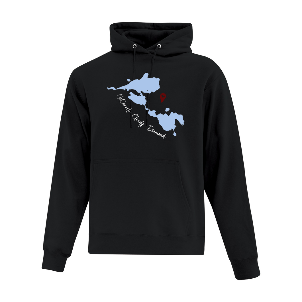 North of Superior Treasured Locations Hoodie - Lake Love Edition