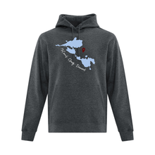 Load image into Gallery viewer, North of Superior Treasured Locations Hoodie - Lake Love Edition