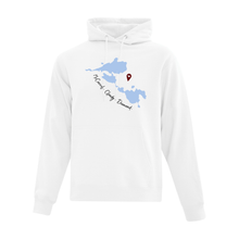 Load image into Gallery viewer, North of Superior Treasured Locations Hoodie - Lake Love Edition