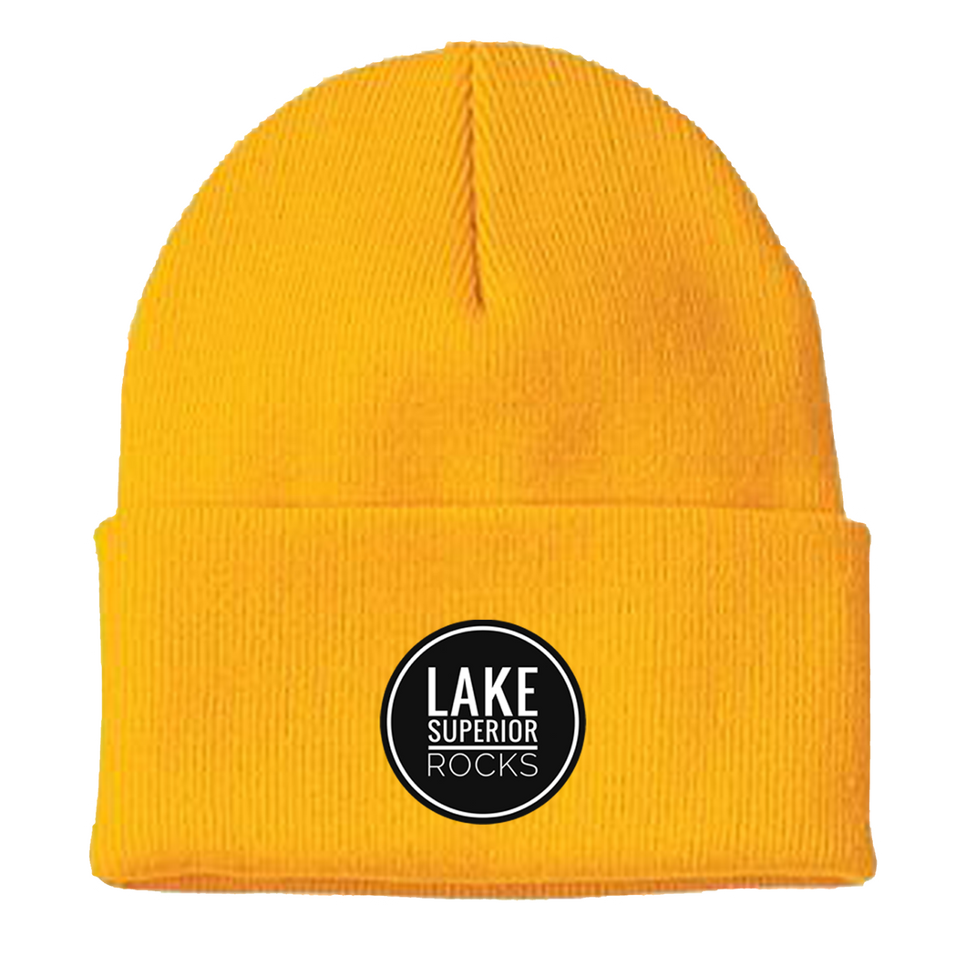 Lake Superior Rocks Knit Cuff Toque