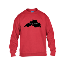 Load image into Gallery viewer, Lake Superior Rocks Co. Fleece Crewneck Youth Sweater