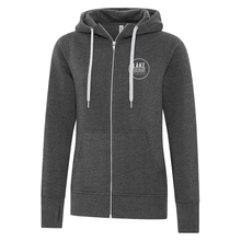 Load image into Gallery viewer, Lake Superior Rocks ESActive Core Full Zip Ladies Hooded Sweatshirt