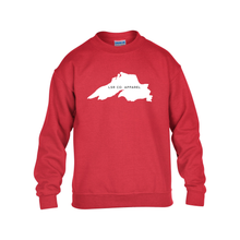 Load image into Gallery viewer, Lake Superior Rocks Co. Fleece Crewneck Youth Sweater