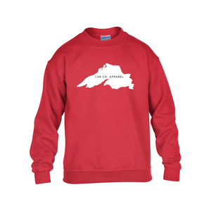 Lake Superior Rocks Co. Fleece Crewneck Youth Sweater
