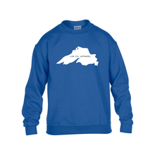 Load image into Gallery viewer, Lake Superior Rocks Co. Fleece Crewneck Youth Sweater