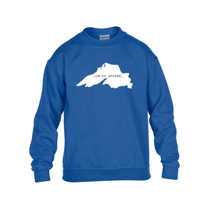 Lake Superior Rocks Co. Fleece Crewneck Youth Sweater