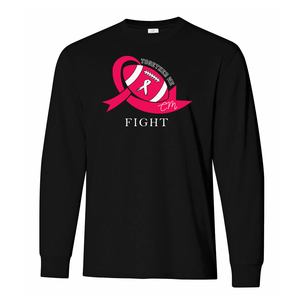Together We Fight  Everyday Ring Spun Cotton Long Sleeve Tee