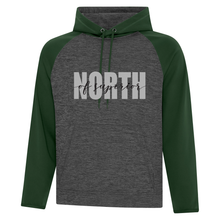 Load image into Gallery viewer, North of Superior Dynamic Heather Fleece Two-Tone Hoodie