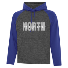 Load image into Gallery viewer, North of Superior Dynamic Heather Fleece Two-Tone Hoodie