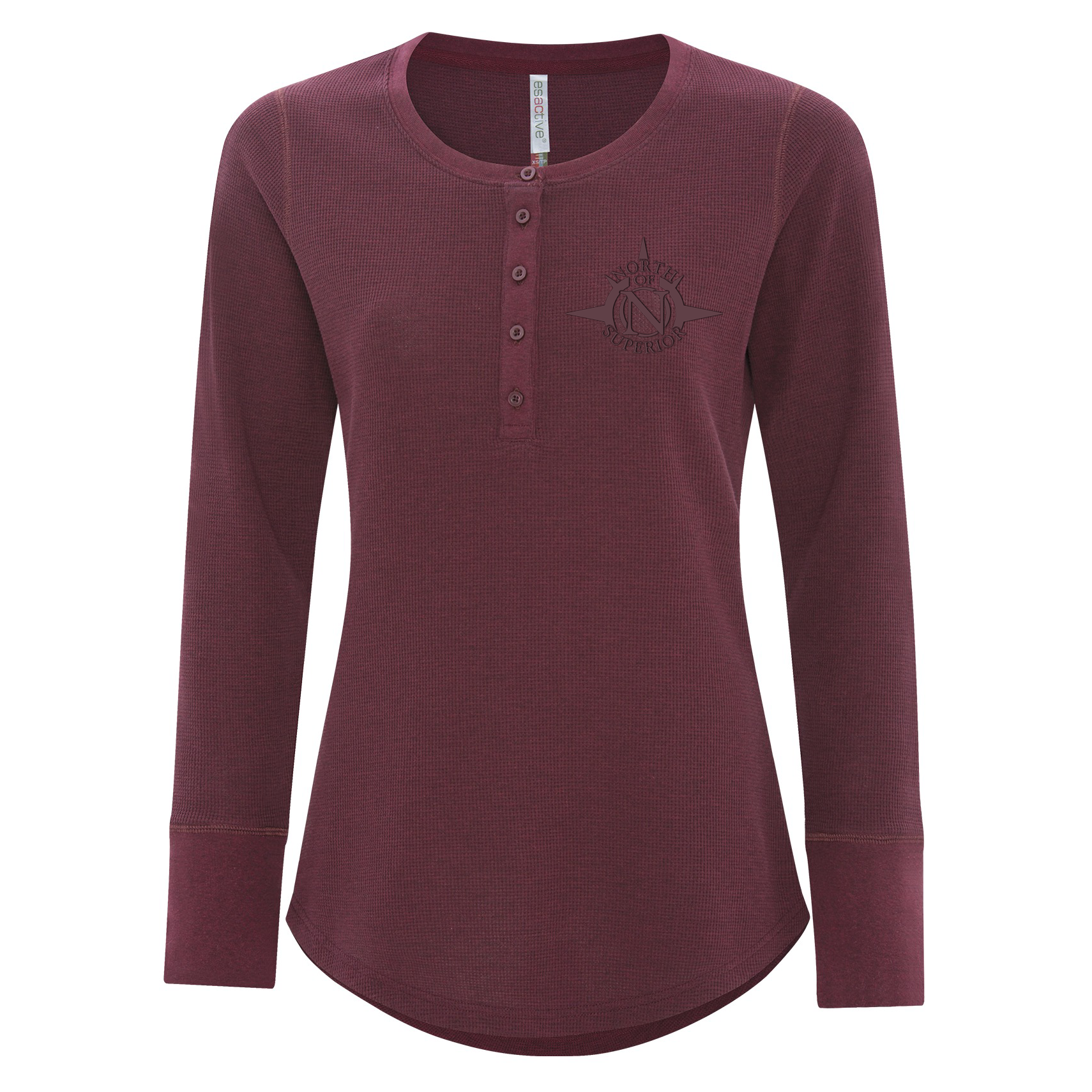 NOS Ladies Thermal Long Sleeve Henley – Superior Sentiments