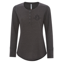 Load image into Gallery viewer, NOS Ladies Thermal Long Sleeve Henley