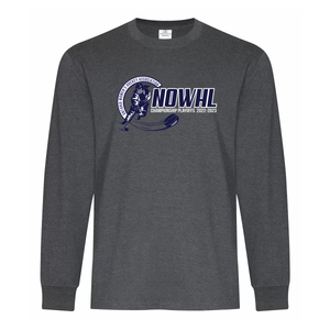 NOWHL U11 Championship Playoffs Everyday Ring Spun Cotton Long Sleeve Adult Tee