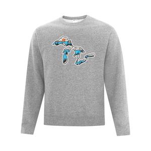 Great Lakes Everyday Fleece Crewneck Sweater - Naturally Illustrated