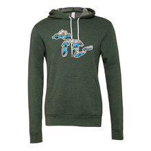 Load image into Gallery viewer, Great Lakes Bella + Canvas Sponge Fleece Pullover Hoodie - Naturally Illustrated